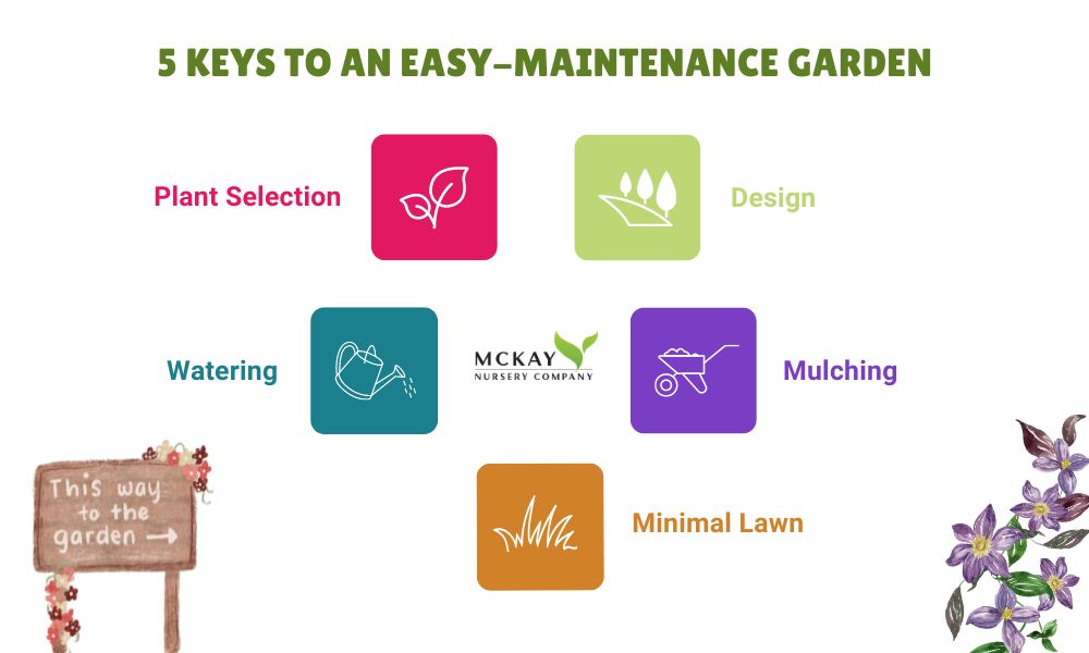 Keys to an Easy-Maintenance Garden